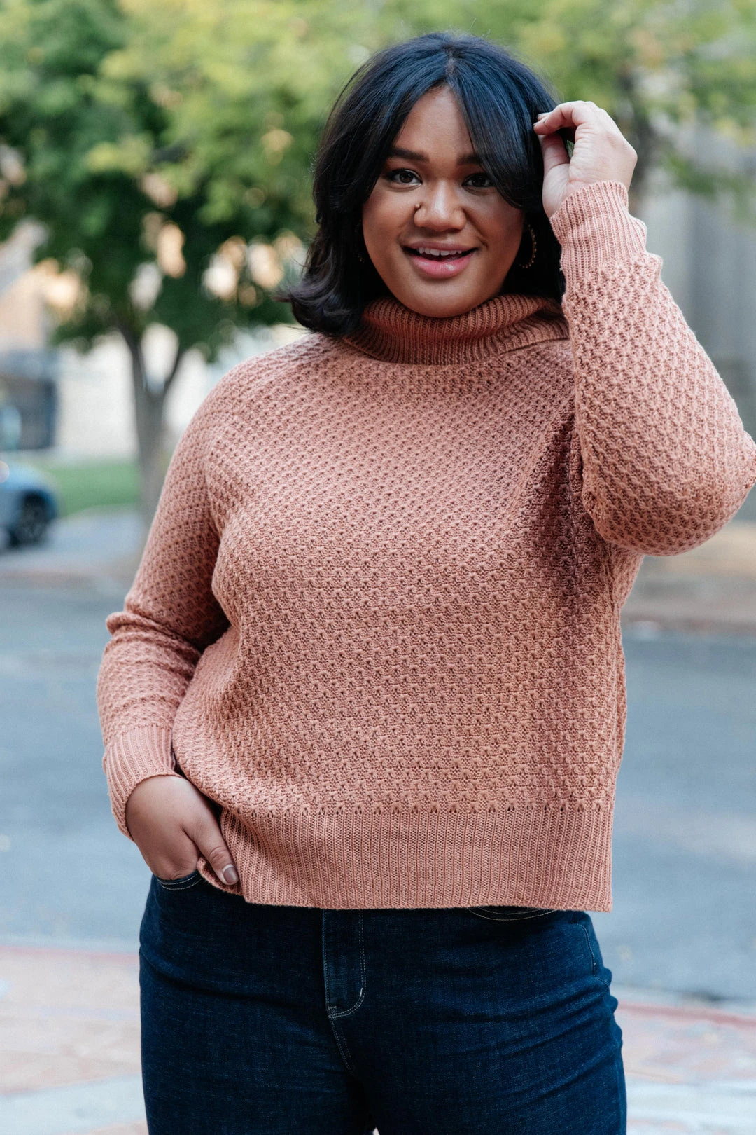 Ave Shops The Kelsey Sweater In Ginger - Cozy Cardigan for Women | Outerwear & Tops 11 Ave Shops The Kelsey Sweater In Ginger