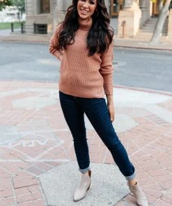 Ave Shops The Kelsey Sweater In Ginger - Cozy Cardigan for Women | Outerwear & Tops 23 Ave Shops The Kelsey Sweater In Ginger