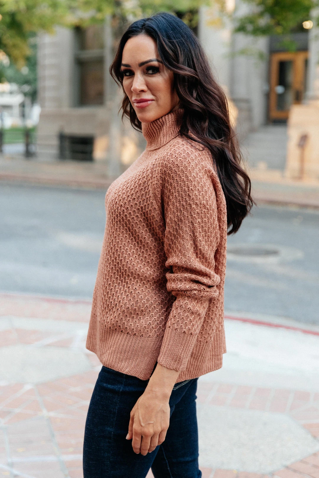 Ave Shops The Kelsey Sweater In Ginger - Cozy Cardigan for Women | Outerwear & Tops 5 Ave Shops The Kelsey Sweater In Ginger