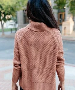 Ave Shops The Kelsey Sweater In Ginger - Cozy Cardigan for Women | Outerwear & Tops 21 Ave Shops The Kelsey Sweater In Ginger