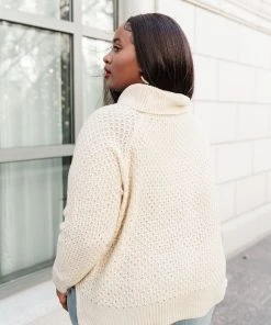 Ave Shops The Kelsey Sweater In Ivory