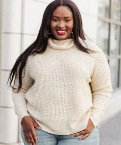 Ave Shops The Kelsey Sweater In Ivory