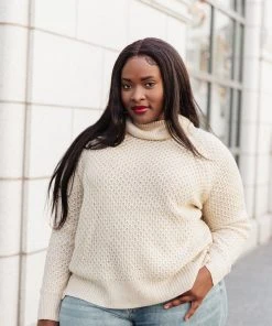 Ave Shops The Kelsey Sweater In Ivory