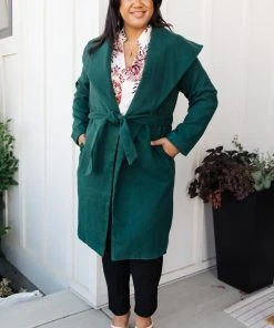 Ave Shops The Paislynn Trench Coat