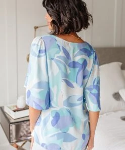 Ave Shops The Tropics Top In Blue Clothing