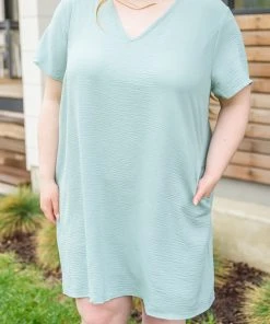 Ave Shops Time After Time V-neck Dress - New Arrivals in Women's Clothing 25 Ave Shops Time After Time V-neck Dress