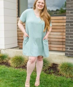 Ave Shops Time After Time V-neck Dress - New Arrivals in Women's Clothing 19 Ave Shops Time After Time V-neck Dress