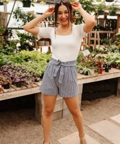 Ave Shops Time Stood Still Shorts Bottoms & Jeans