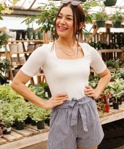 Ave Shops Time Stood Still Shorts Bottoms & Jeans