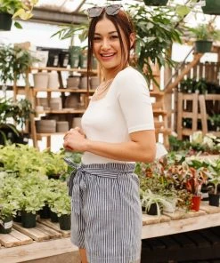 Ave Shops Time Stood Still Shorts Bottoms & Jeans