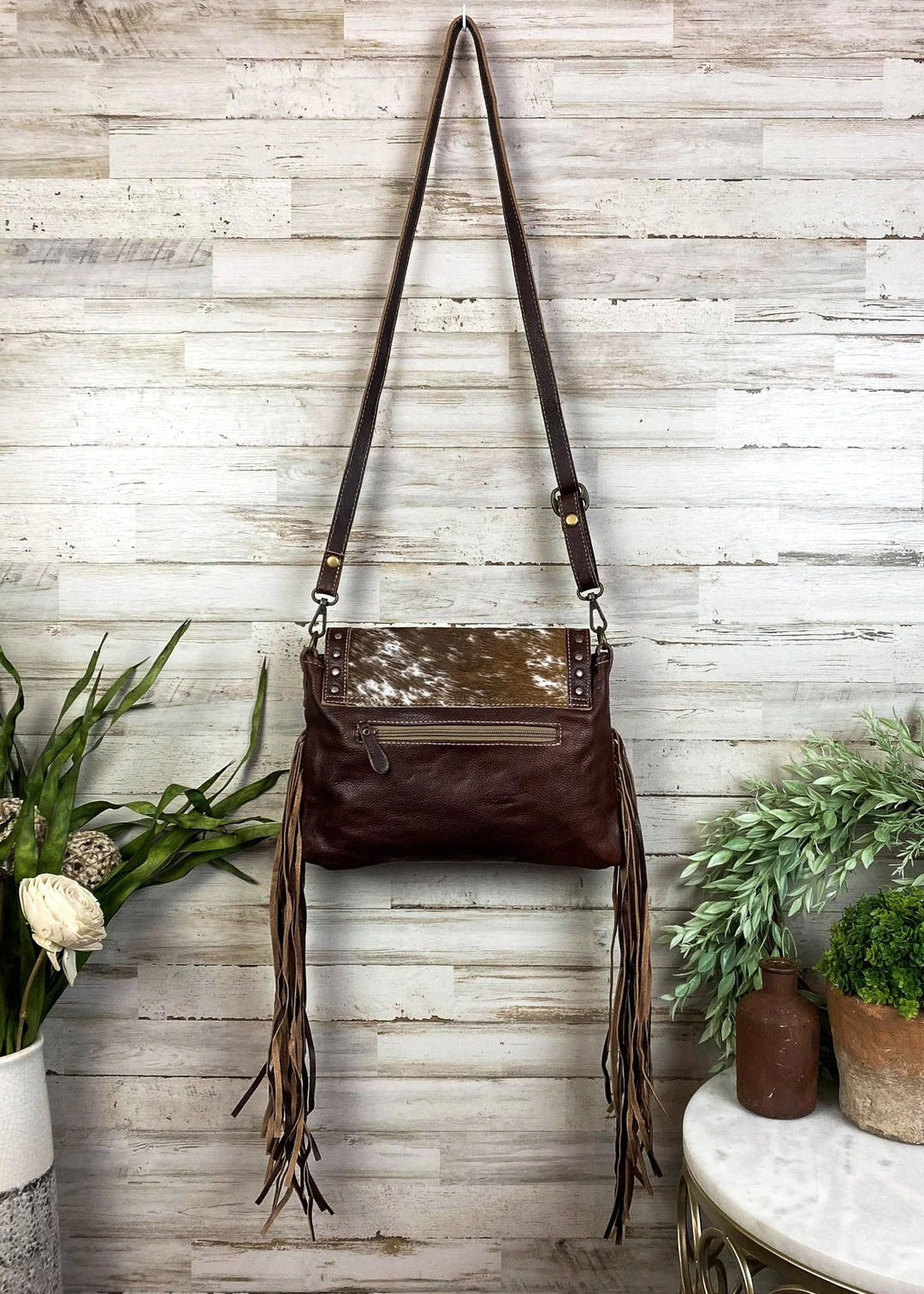 Myra Tooled Leather Cowhide Fringe Crossbody Handbag - Stylish & Durable 9 Myra Tooled Leather Cowhide Fringe Handbag Handbags & Wallets