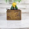 Myra Tooled Sunflower Card Holder