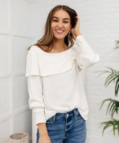 Ave Shops Top Tier Ivory Sweater - Premium Cardigan for Women 21 Ave Shops Top Tier Sweater In Ivory