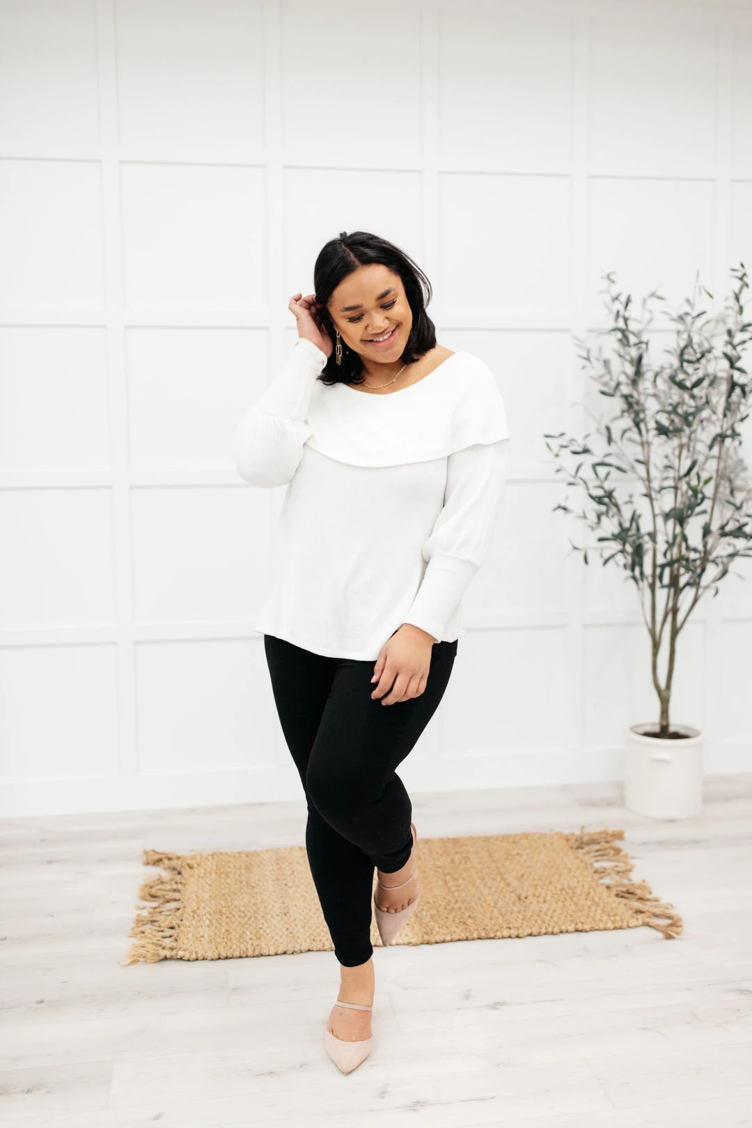 Ave Shops Top Tier Ivory Sweater - Premium Cardigan for Women 9 Ave Shops Top Tier Sweater In Ivory