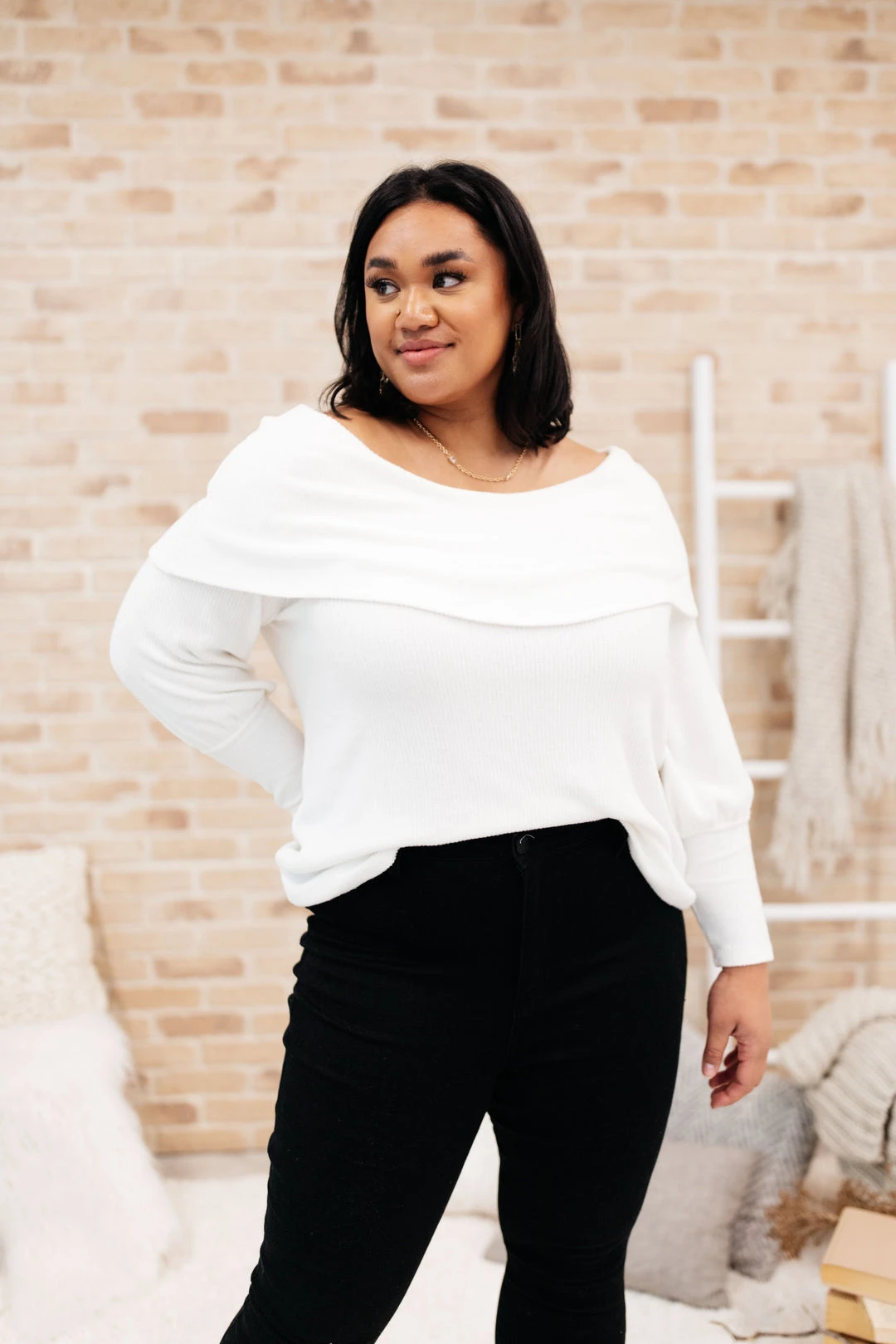 Ave Shops Top Tier Ivory Sweater - Premium Cardigan for Women 6 Ave Shops Top Tier Sweater In Ivory