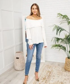 Ave Shops Top Tier Ivory Sweater - Premium Cardigan for Women 19 Ave Shops Top Tier Sweater In Ivory