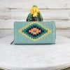 Montana West Handbags & Wallets Turquoise Canvas Aztec Wallet