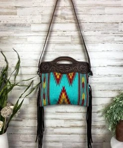 American Darling Turquoise Western Conceal Carry Crossbody Handbag Handbags & Wallets