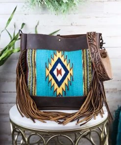 American Darling Handbags & Wallets Turquoise Willow Aztec Handbag