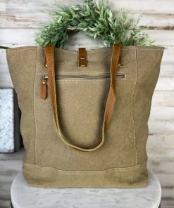 Myra Two Tone Geometrical Cowhide Tote Handbag