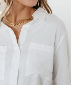 Ave Shops Clothing Unwavering Confidence Blouse In White