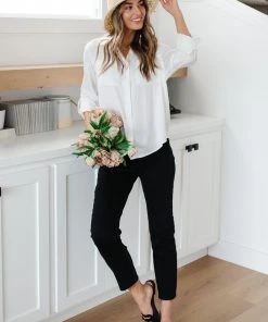 Ave Shops Clothing Unwavering Confidence Blouse In White
