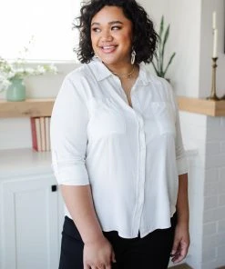 Ave Shops Clothing Unwavering Confidence Blouse In White