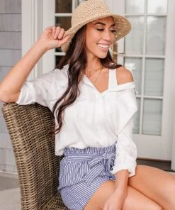 Ave Shops Clothing Unwavering Confidence Blouse In White