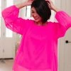 Ave Shops V.I.P Top In Pink - Stylish Long Sleeve Tops for Women 1 Ave Shops V.I.P Top In Pink