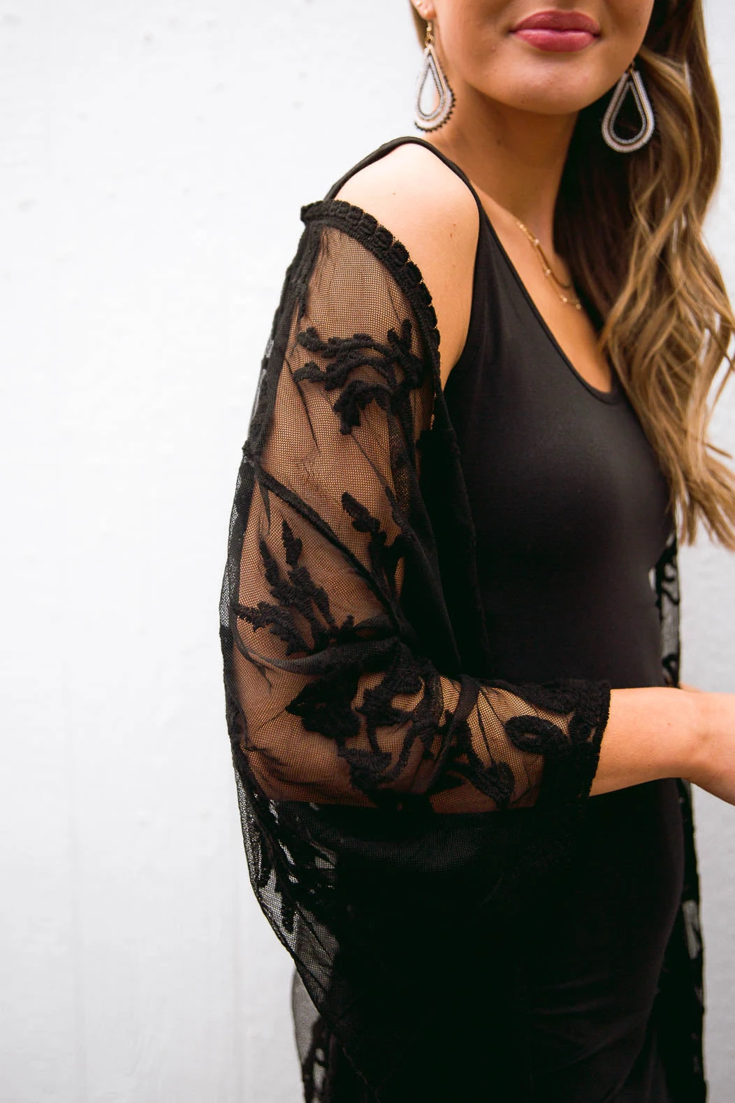 Ave Shops Vacay Babe Cardigan In Black - Stylish Short Sleeve Top for Women 5 Ave Shops Vacay Babe Cardigan In Black Clothing