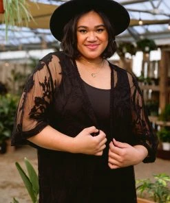 Ave Shops Vacay Babe Cardigan In Black - Stylish Short Sleeve Top for Women 20 Ave Shops Vacay Babe Cardigan In Black Clothing