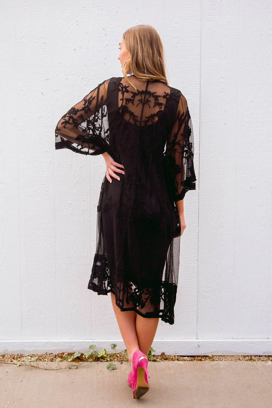 Ave Shops Vacay Babe Cardigan In Black - Stylish Short Sleeve Top for Women 6 Ave Shops Vacay Babe Cardigan In Black Clothing