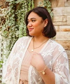 Ave Shops Vacay Babe Cardigan In Natural