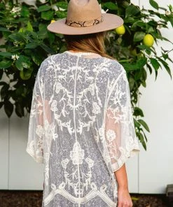 Ave Shops Vacay Babe Cardigan In Natural