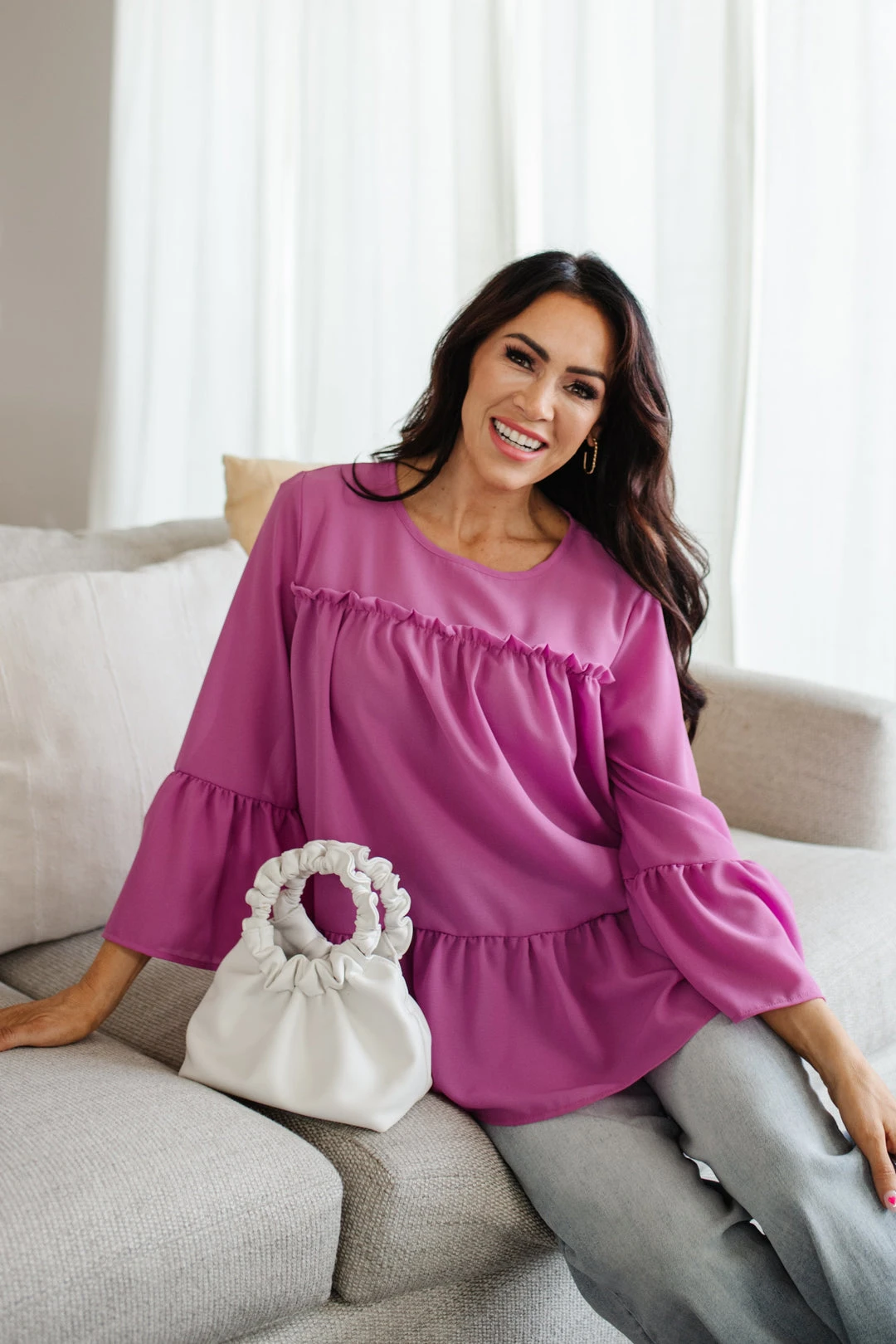 Ave Shops Valley Girl Blouse | Women's Long Sleeve Tops & Blouses 10 Ave Shops Valley Girl Blouse