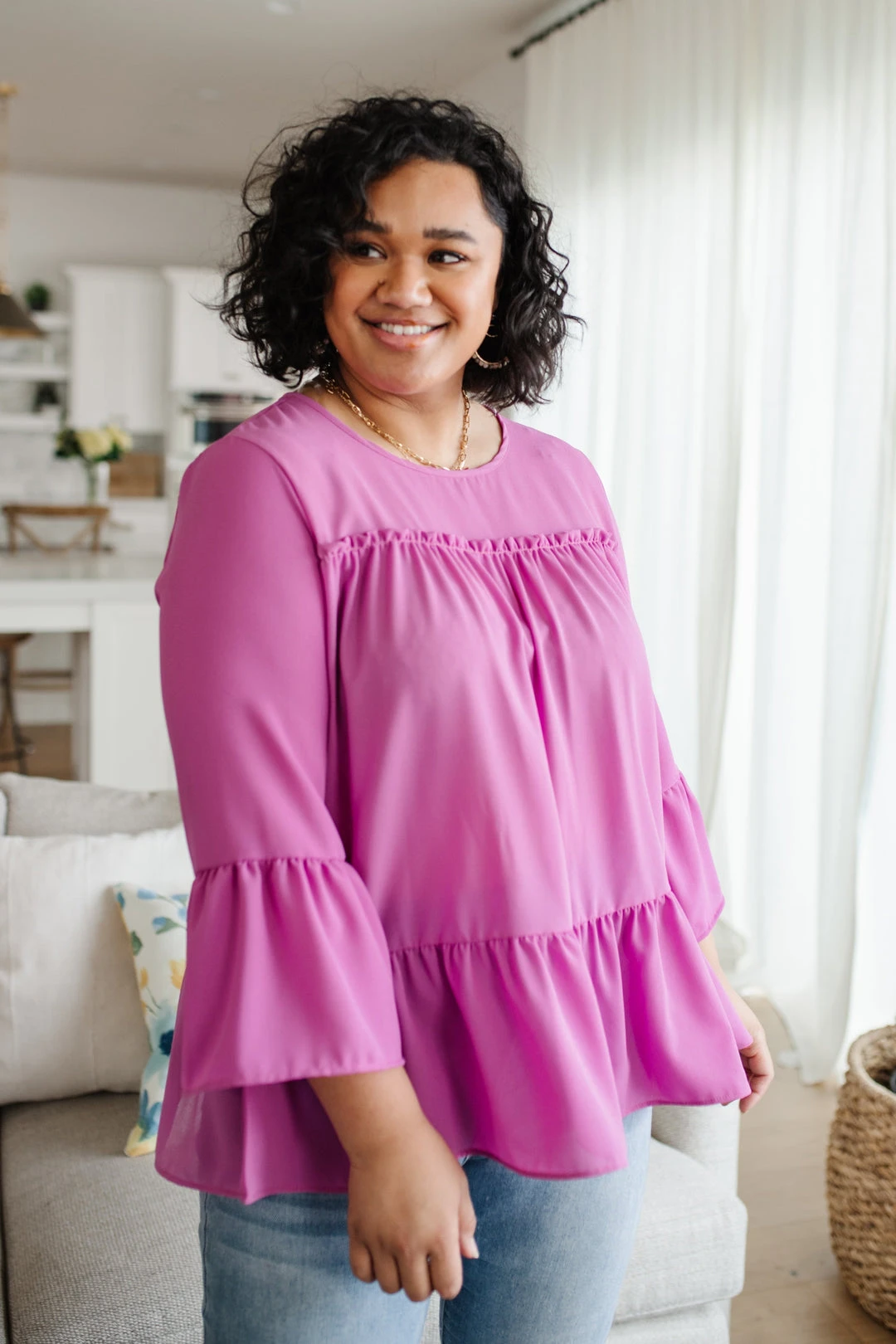 Ave Shops Valley Girl Blouse | Women's Long Sleeve Tops & Blouses 3 Ave Shops Valley Girl Blouse