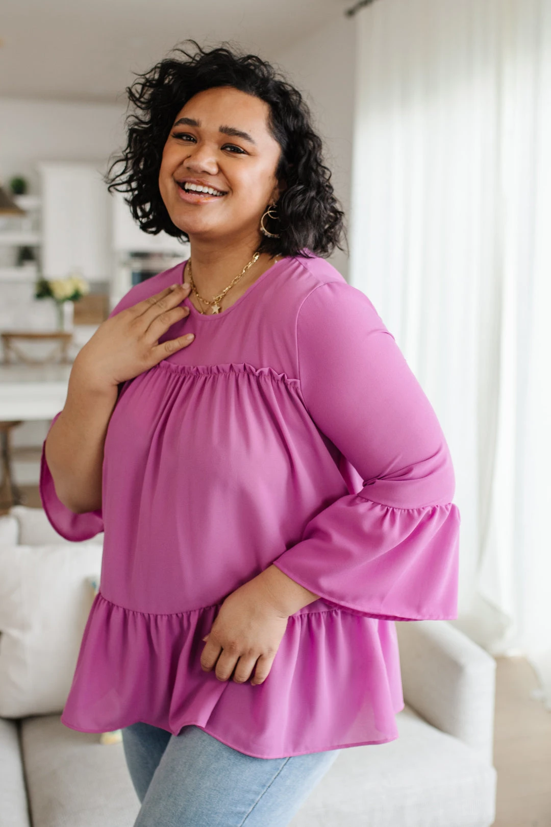 Ave Shops Valley Girl Blouse | Women's Long Sleeve Tops & Blouses 11 Ave Shops Valley Girl Blouse