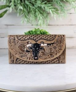 Myra Vara Western Tooled Wallet