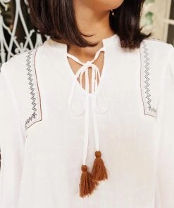 Ave Shops Villager Dotted Top Clothing