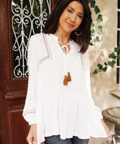 Ave Shops Villager Dotted Top Clothing