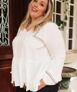 Ave Shops Villager Dotted Top Clothing