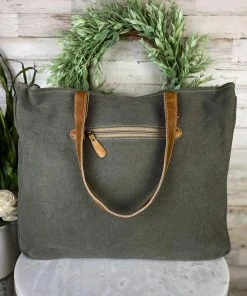 Myra Vintage Cowhide & Aztec Weekender Handbag