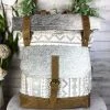 Myra Vintage Carvings & Cowhide Backpack Handbags & Wallets