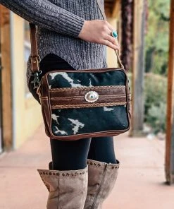 Myra Vintage Days Cowhide Concho Handbag Handbags & Wallets