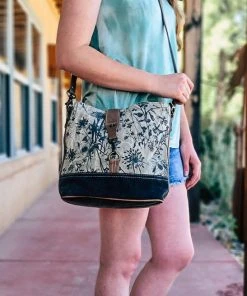 Myra Handbags & Wallets Vintage Floral Shoulder Crossbody Handbag