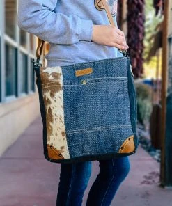 Sixtease Vintage Hobo Cowhide Crossbody Handbag