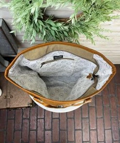 Myra Vintage Southwestern Concho Tote Handbag