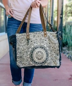 Myra Voyage Pattern Weekender Handbag Handbags & Wallets