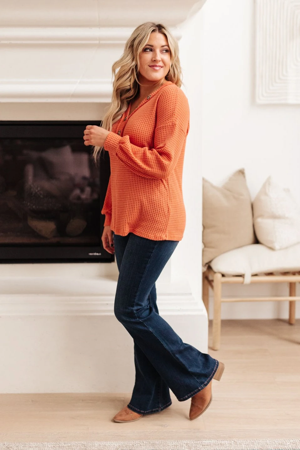 Ave Shops Waffle Love Thermal Top - Long Sleeve Tops for Women | Comfort & Style 7 Ave Shops Waffle Love Thermal Top Clothing