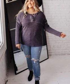 Ave Shops Long Sleeve Tops Walk The Path Top
